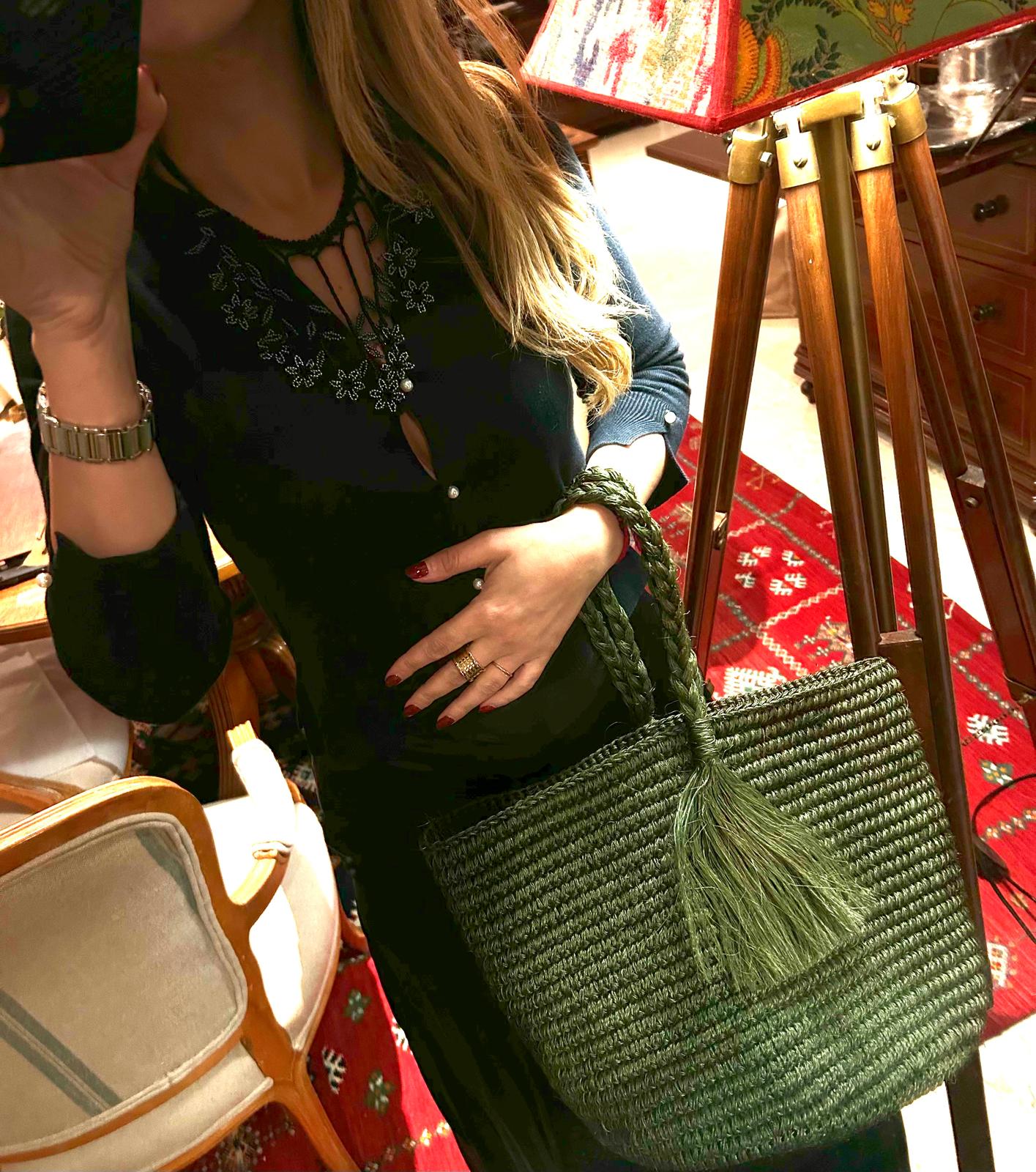 Bolso "Cloe" grande verde