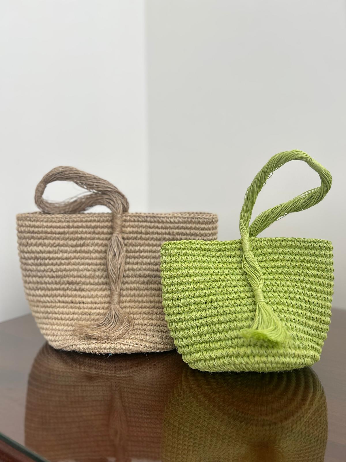 Bolso "Cloe" mediano natural