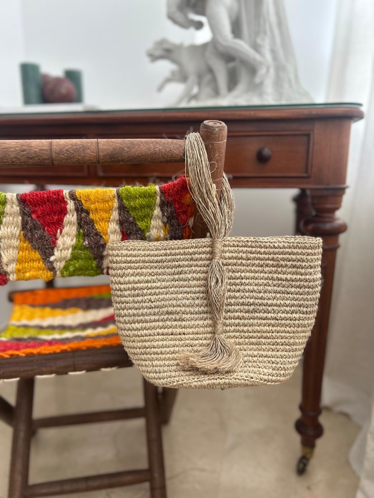 Bolso "Cloe" mediano natural