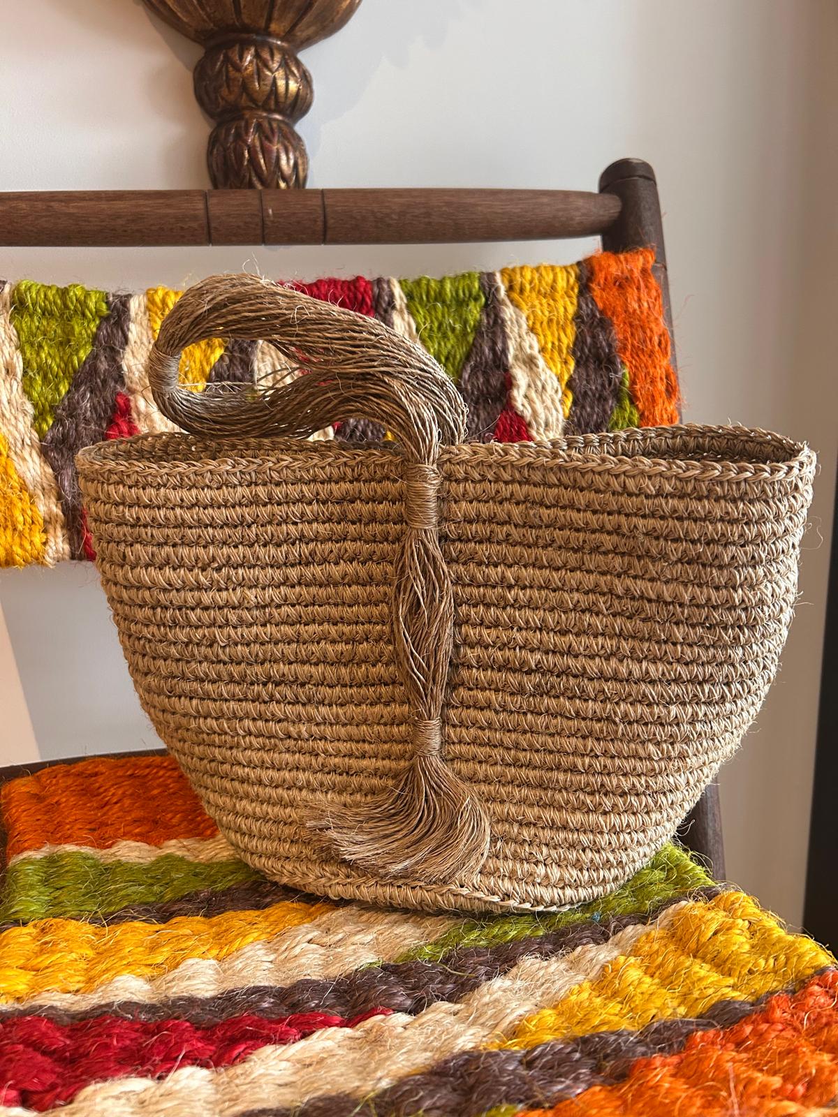 Bolso "Cloe" mediano natural