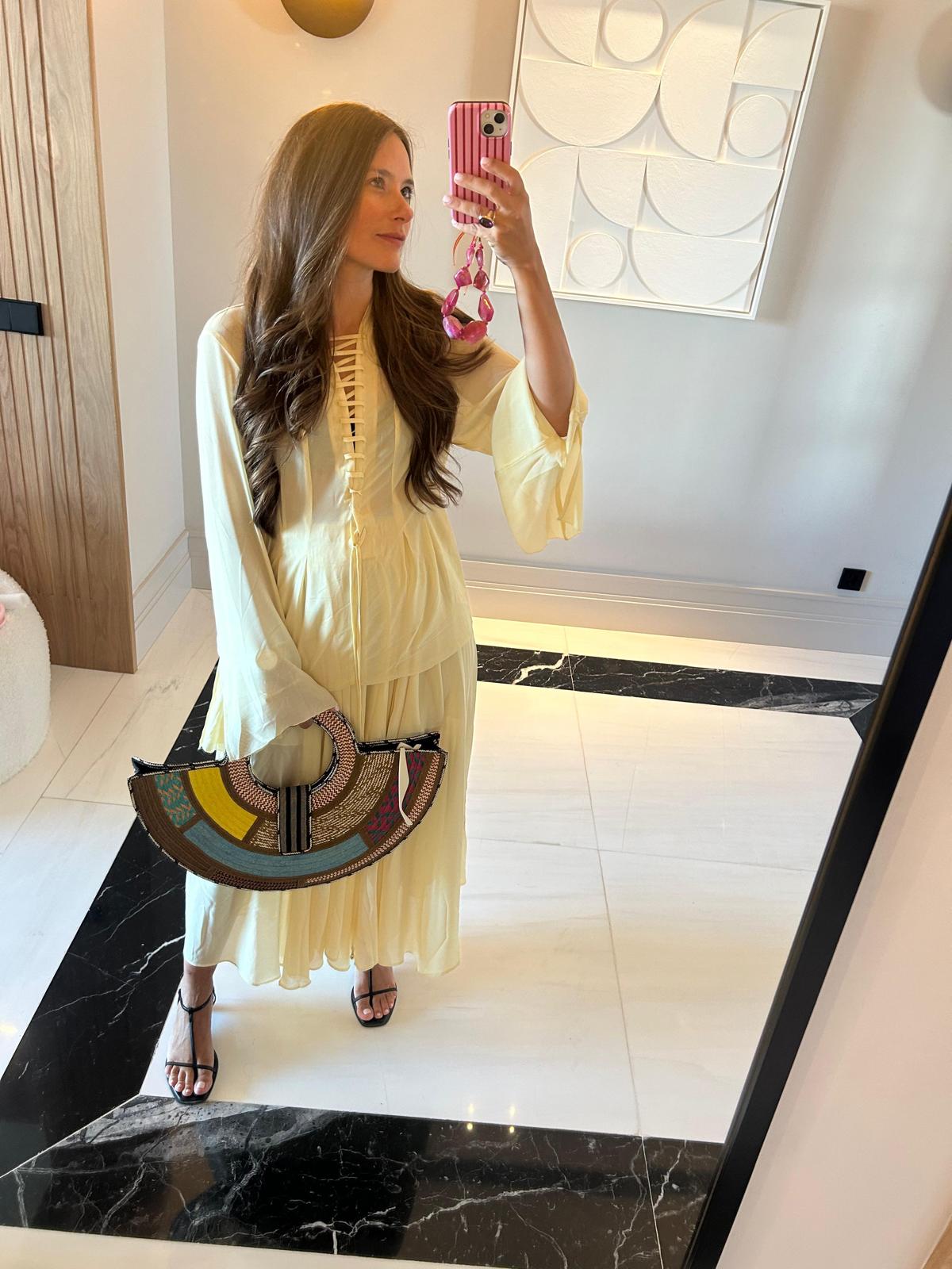 Bolso "Guatapé" fresón con asa tejida 01