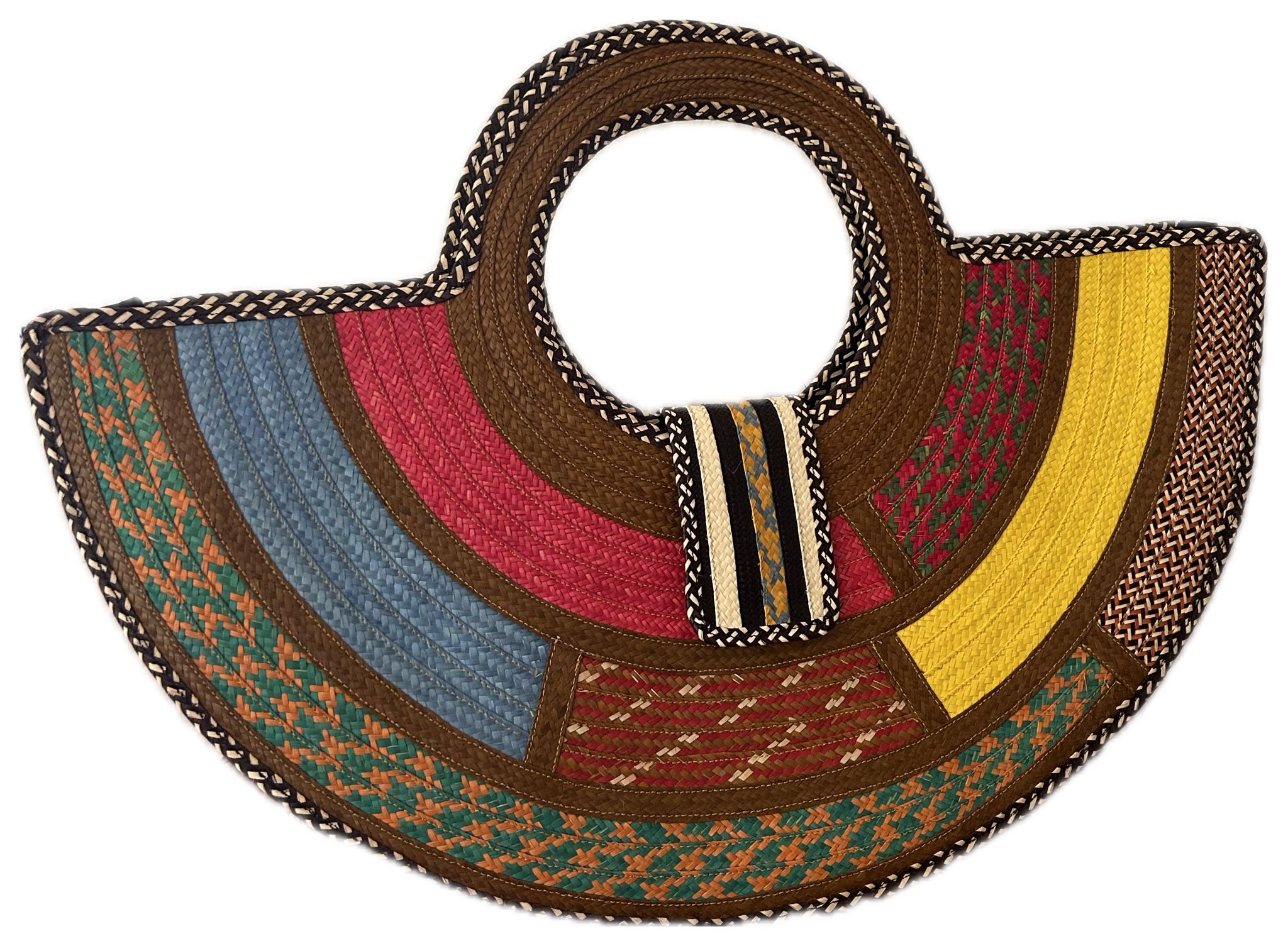 Bolso "Guatapé" fresón con asa tejida 01