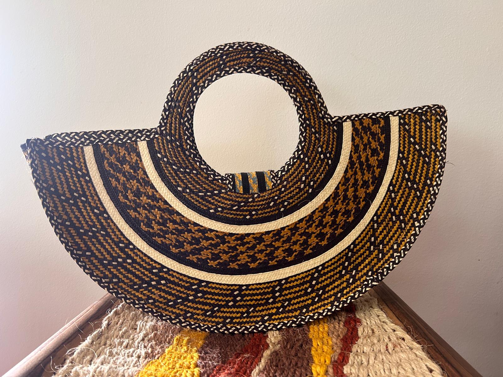 Bolso "Guatapé" turquoise con asa tejida 02