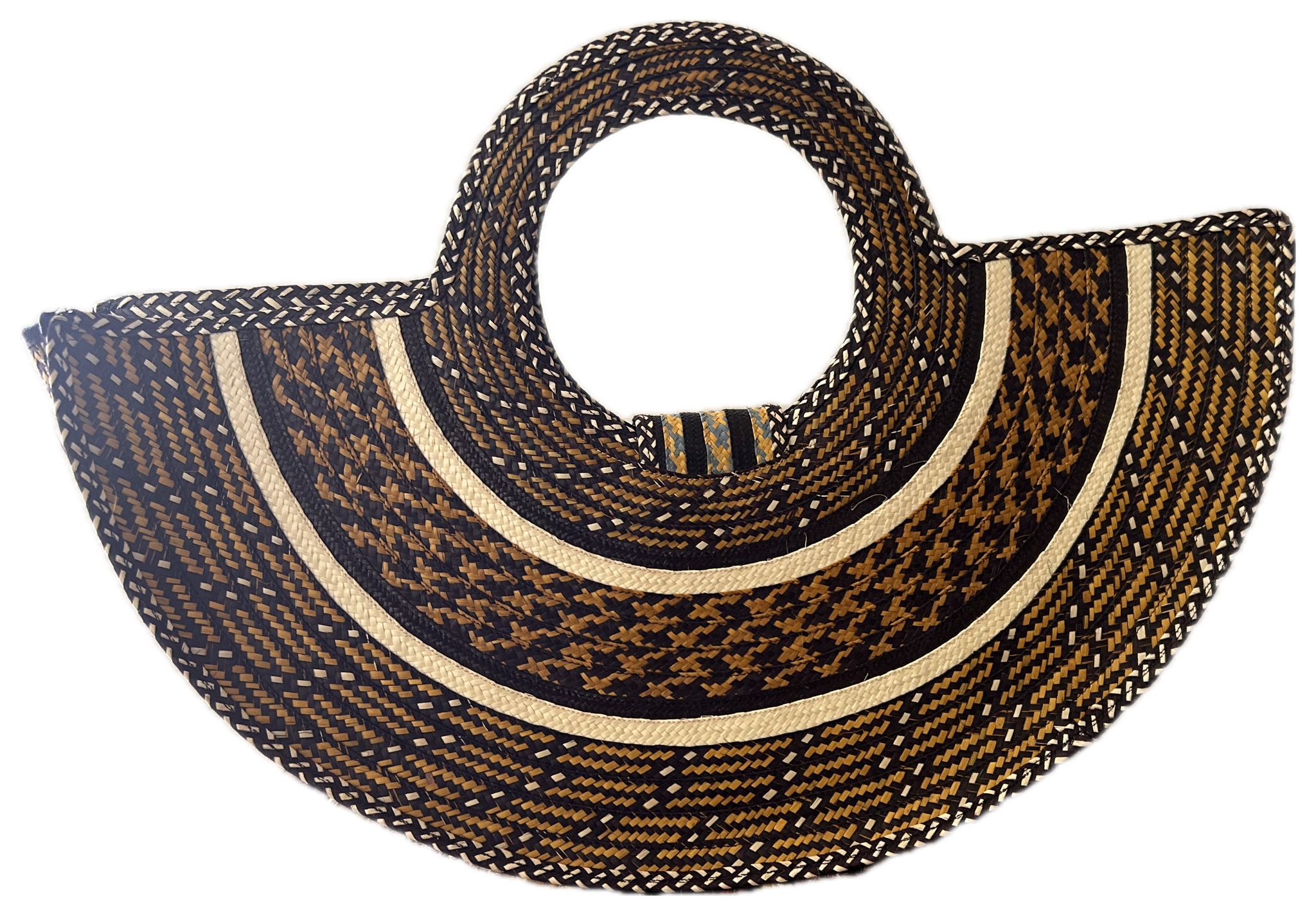 Bolso "Guatapé" turquoise con asa tejida 02