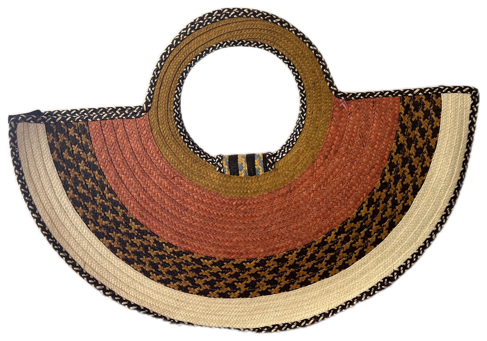 Bolso "Guatapé" turquoise con asa tejida 03