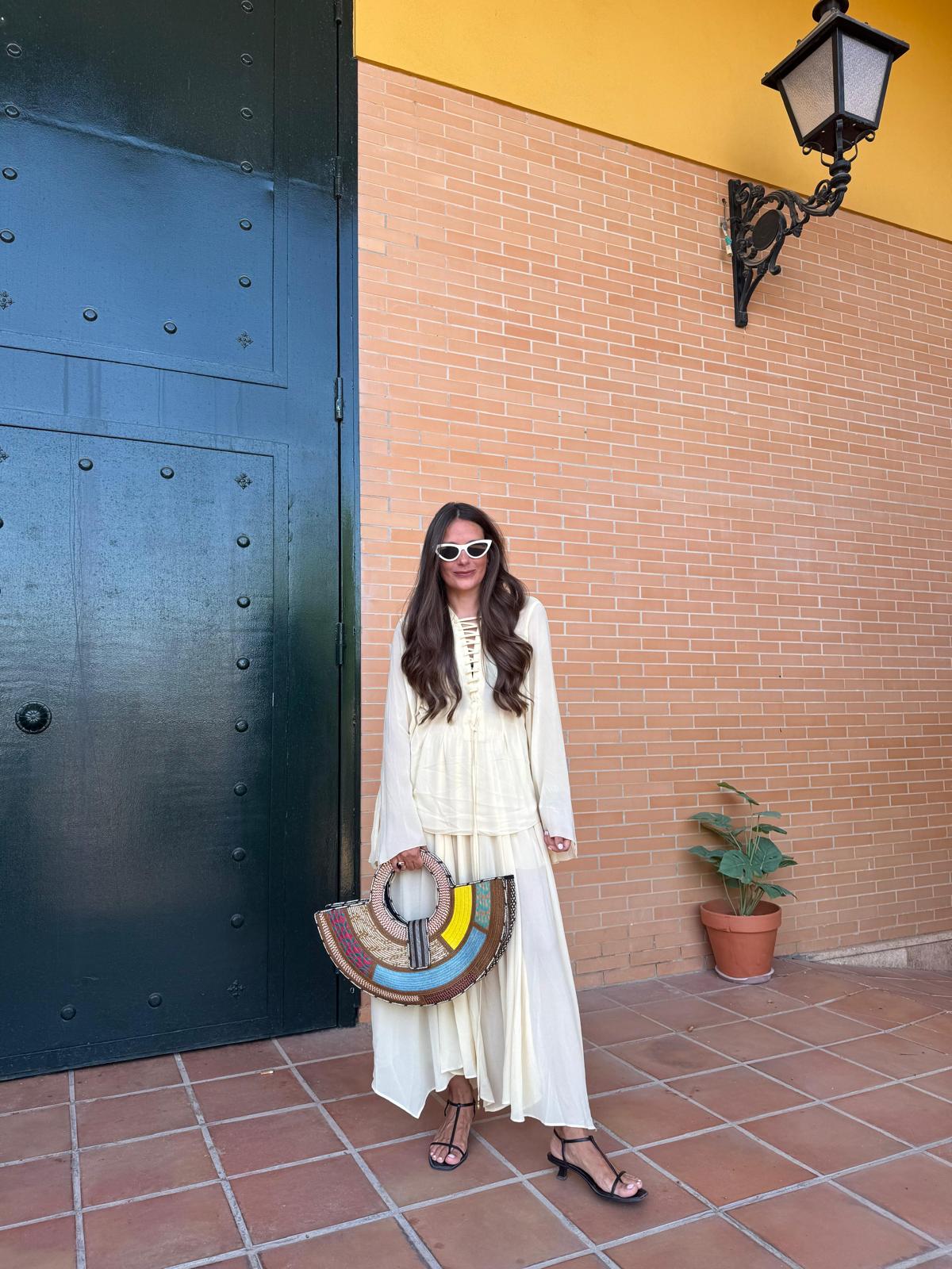 Bolso "Guatapé" fresón con asa tejida 01