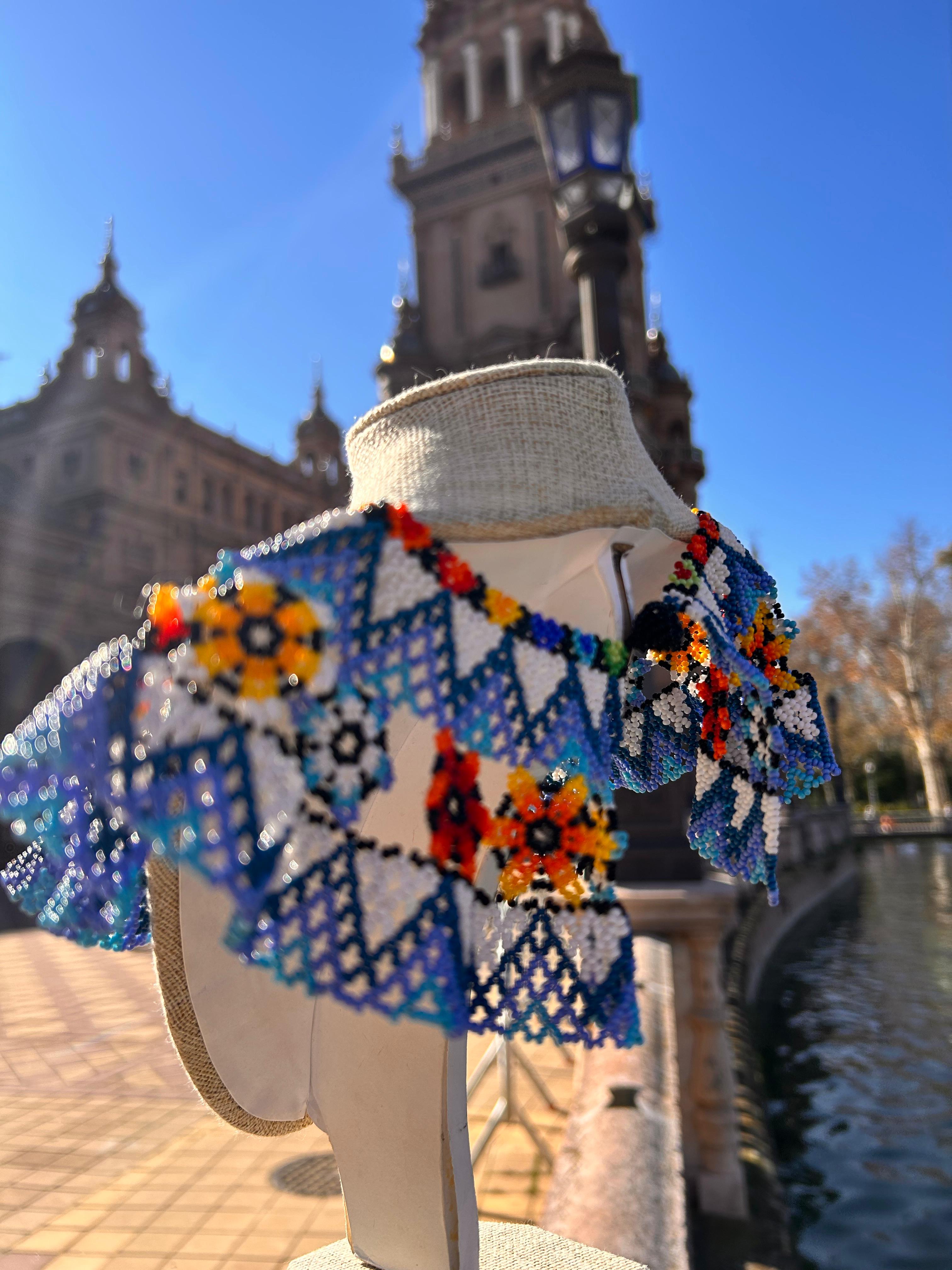 Collar "Babero" azulón