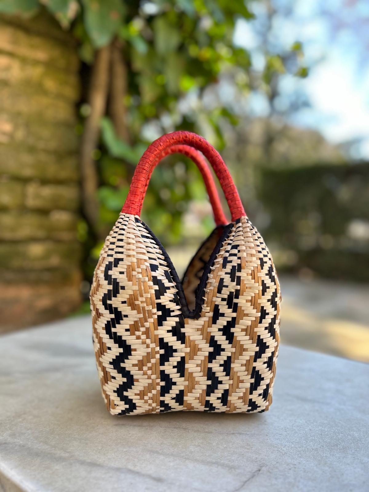 Bolso "Brunita" zig-zag