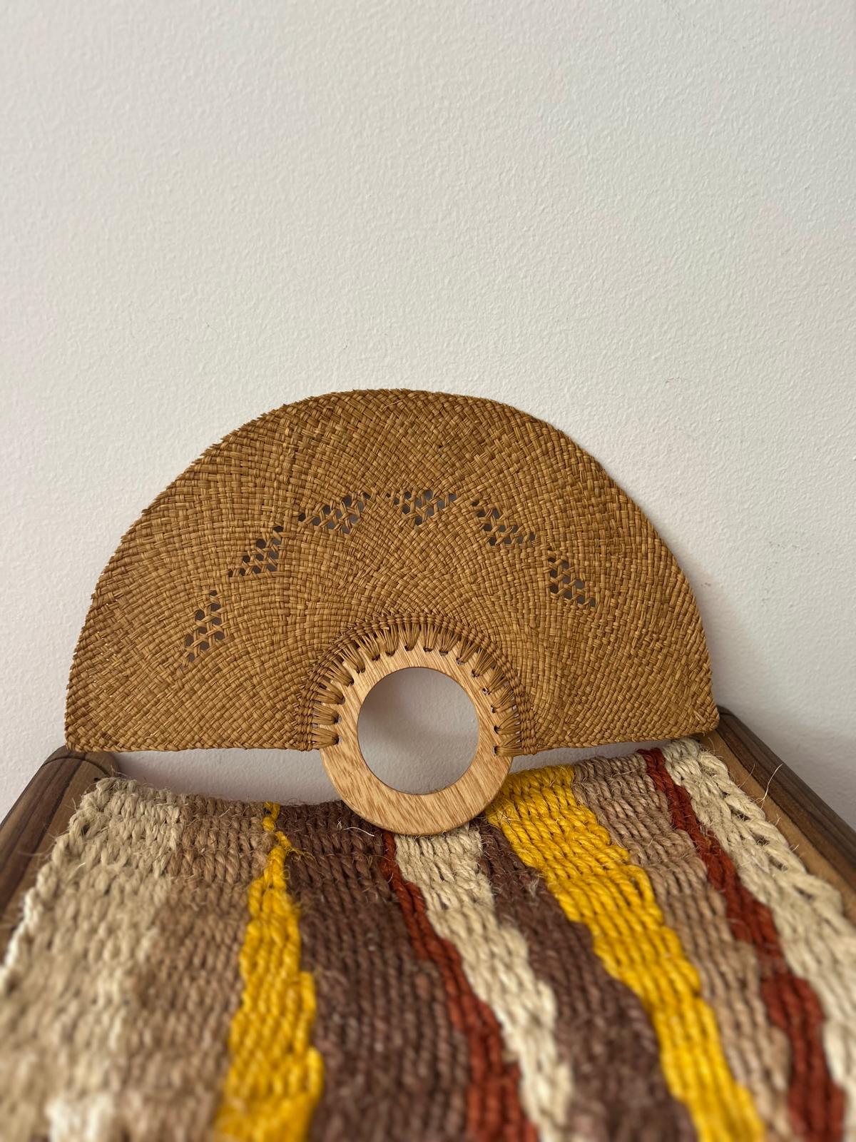 Abanico "Muiscas" sand cenefa