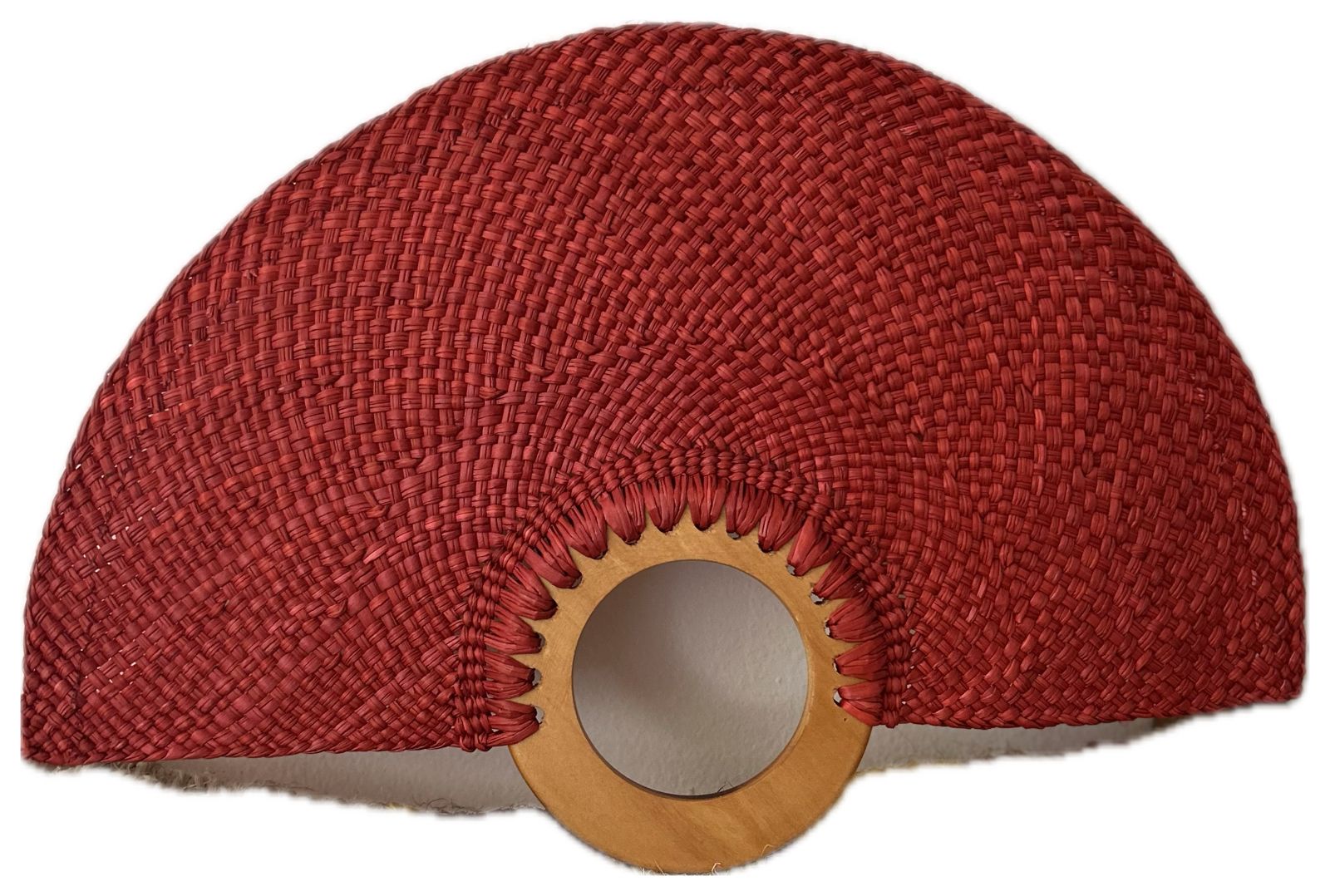 Abanico "Muiscas" rojo