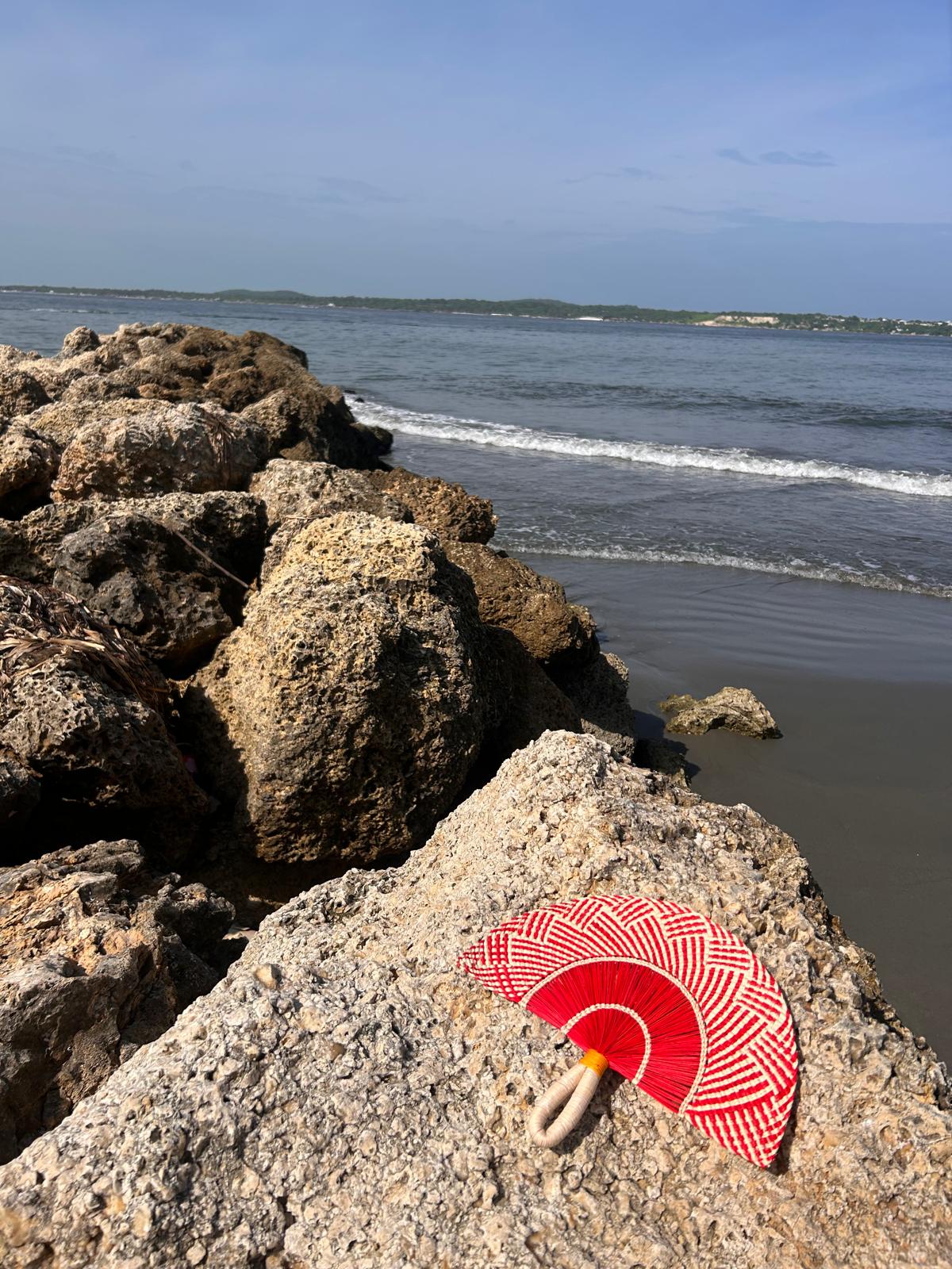 Abanico "Tunja" rojo