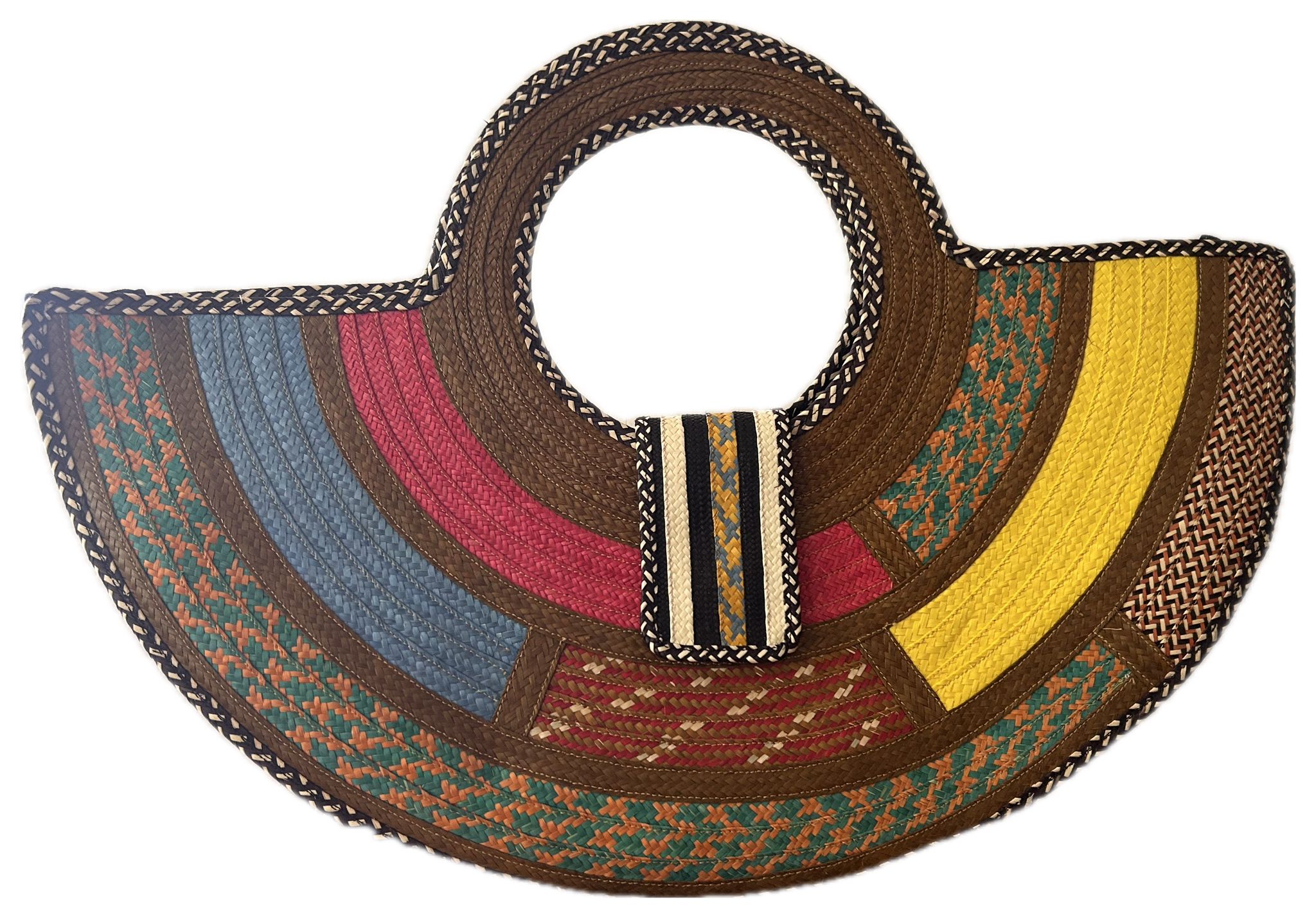 Bolso "Guatapé" fresón con asa tejida 02