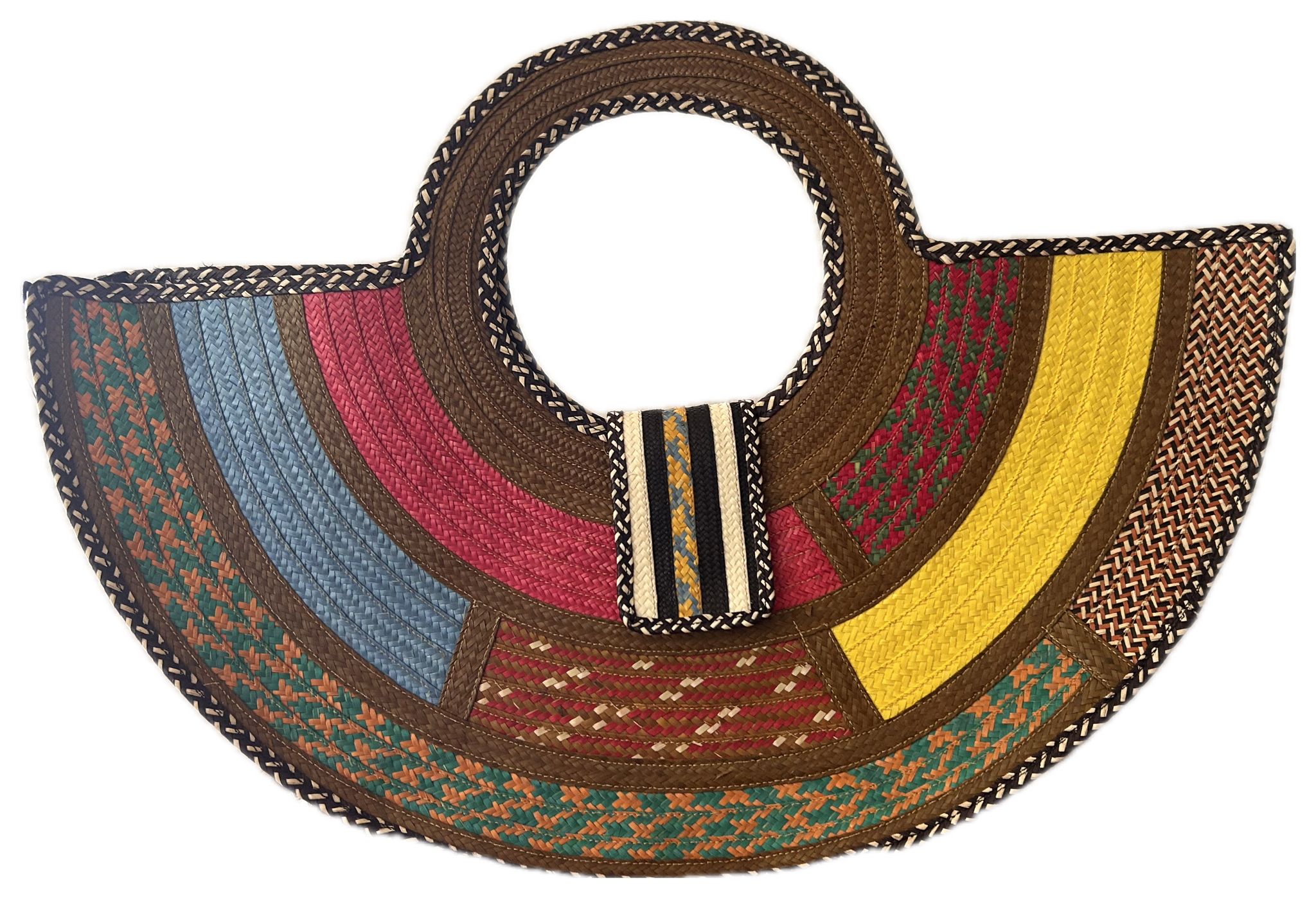 Bolso "Guatapé" fresón con asa tejida 04