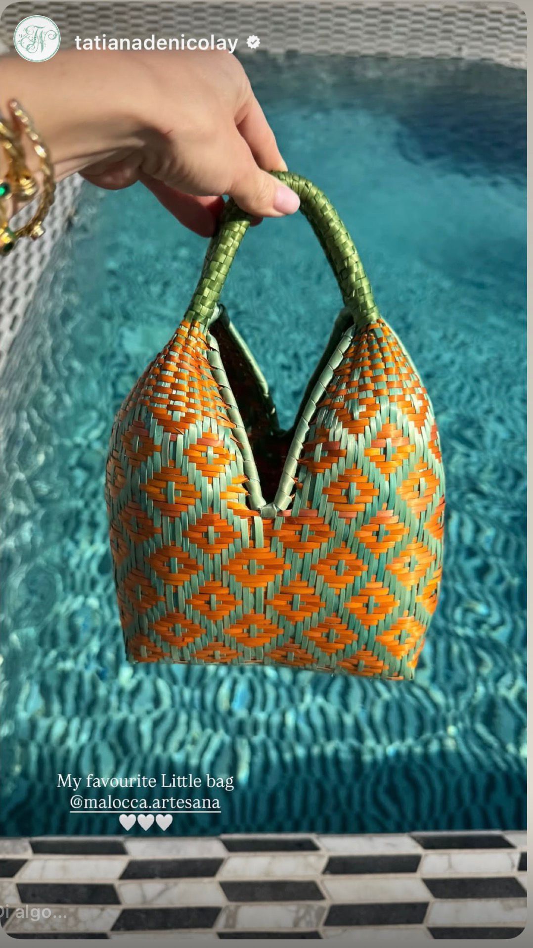 Bolso "Brunita" pistacho
