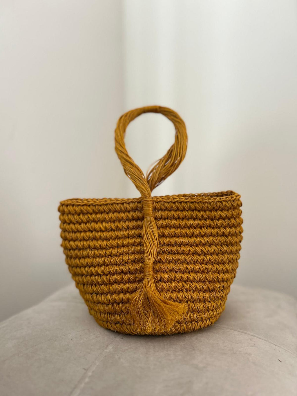 Bolso "Cloe" mostaza