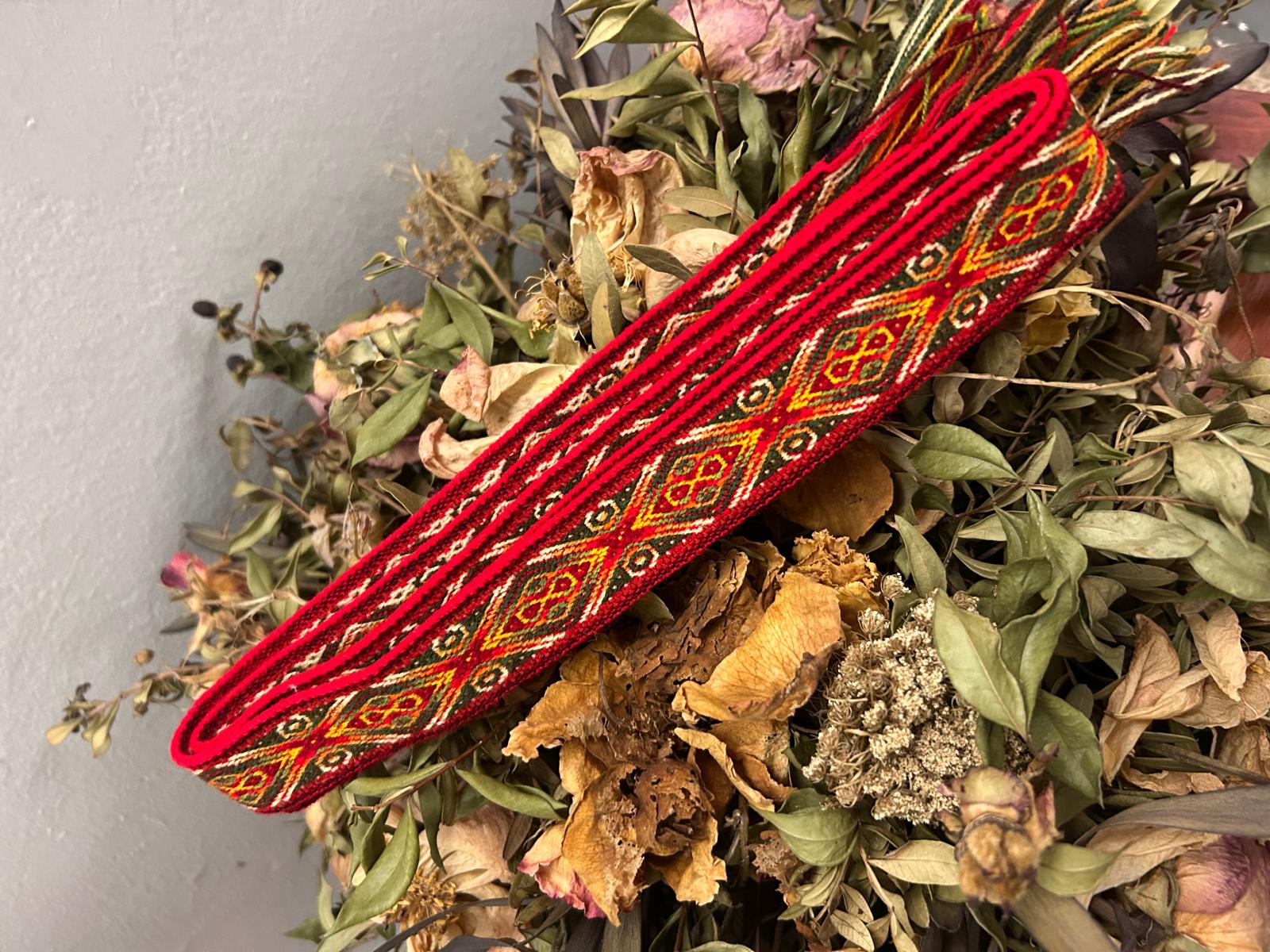 Fajín rojo 3 cm