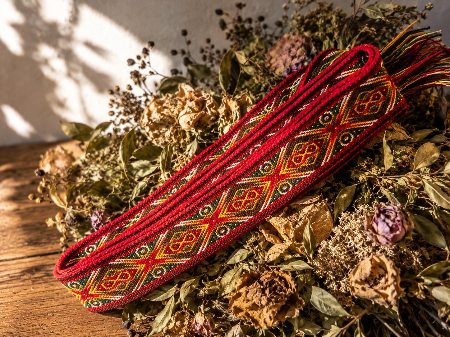 Fajín rojo 3 cm