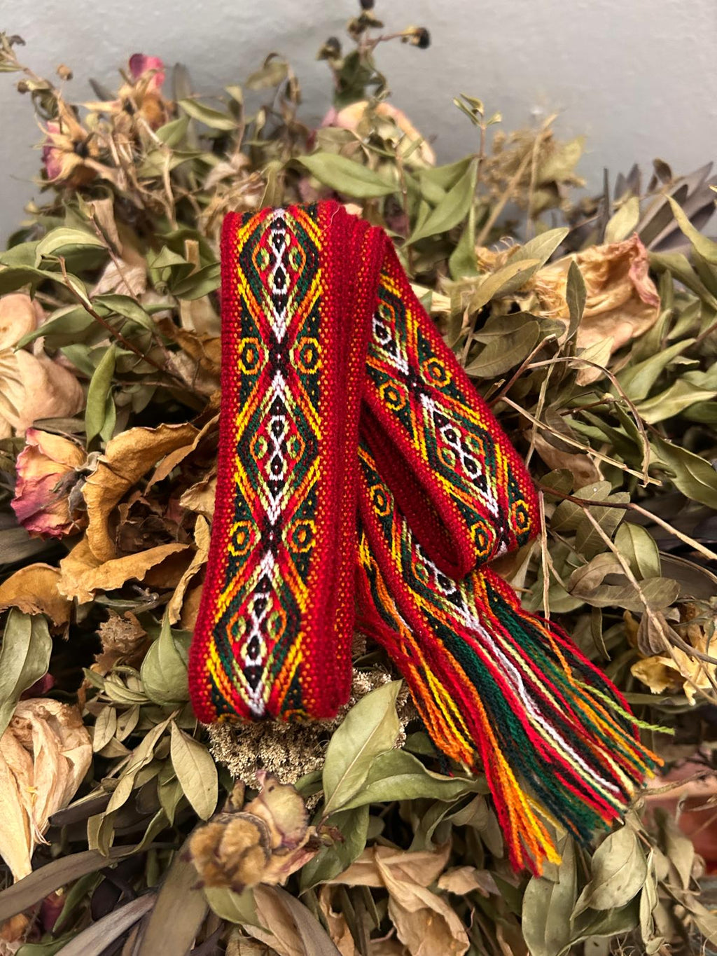 Fajín rojo y amarillo 3 cm