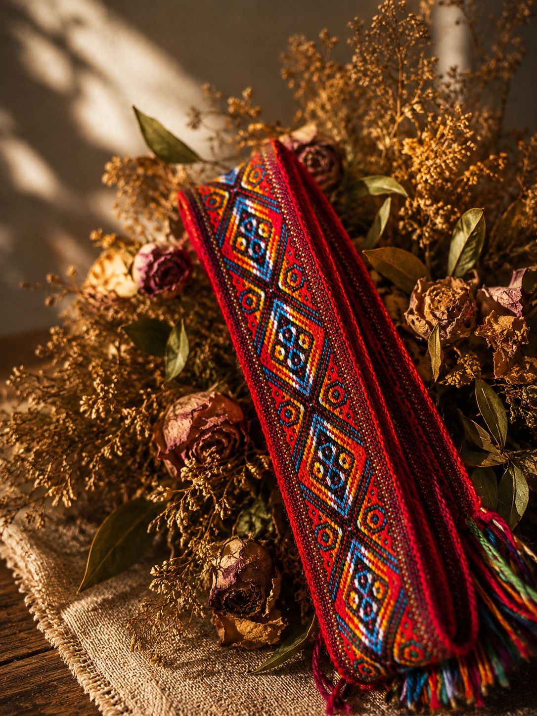 Fajín rojo y azul 4 cm
