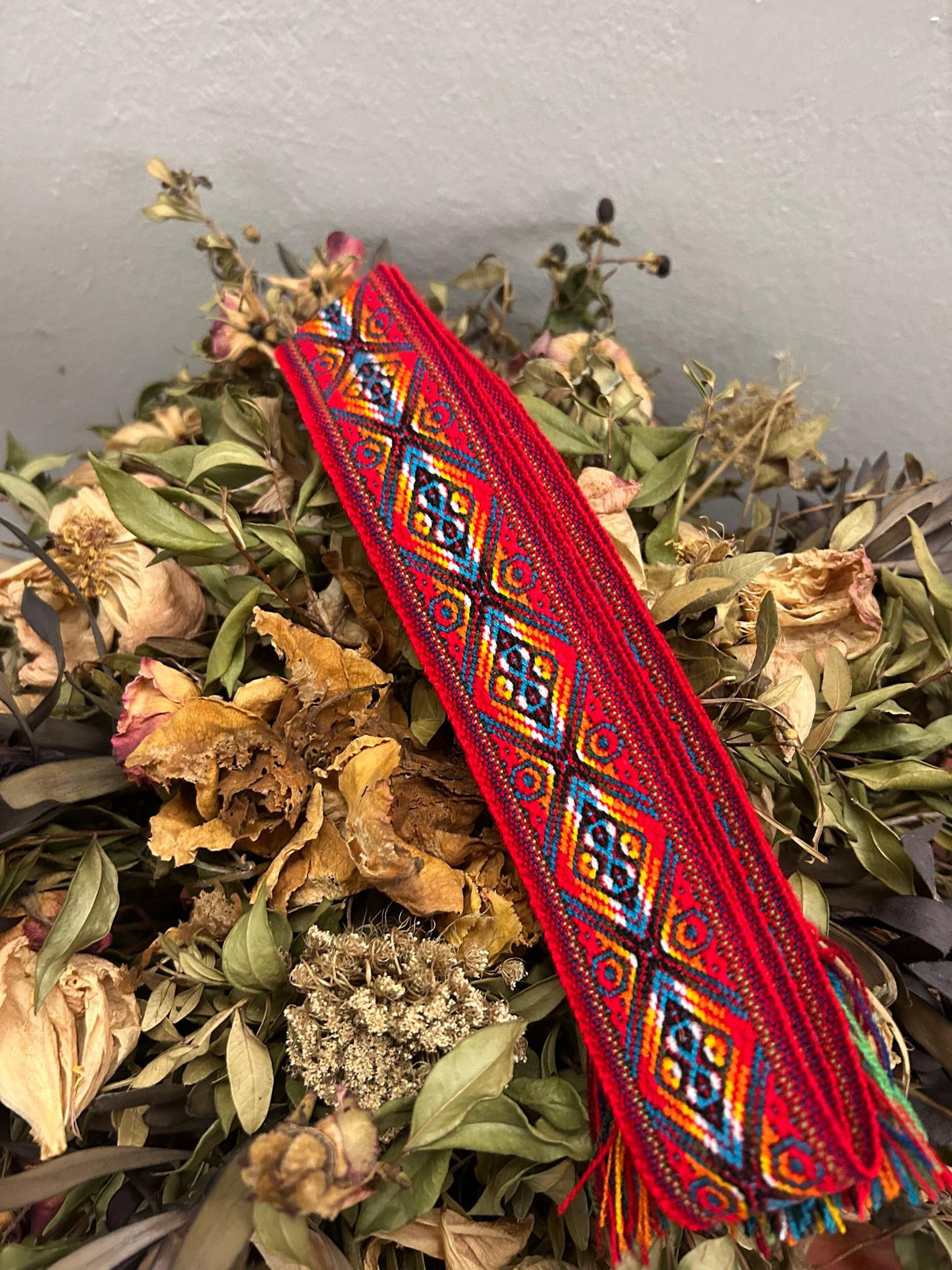 Fajín rojo y azul 4 cm