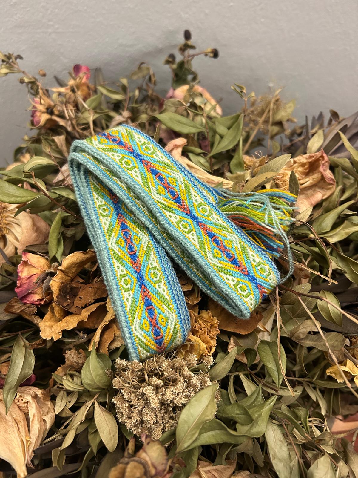 Fajín turquesa 3 cm