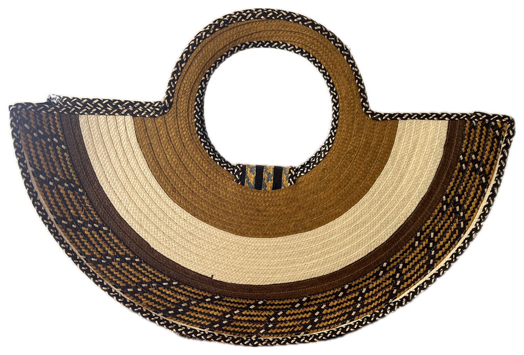 Bolso "Guatapé" turquoise con asa tejida 01