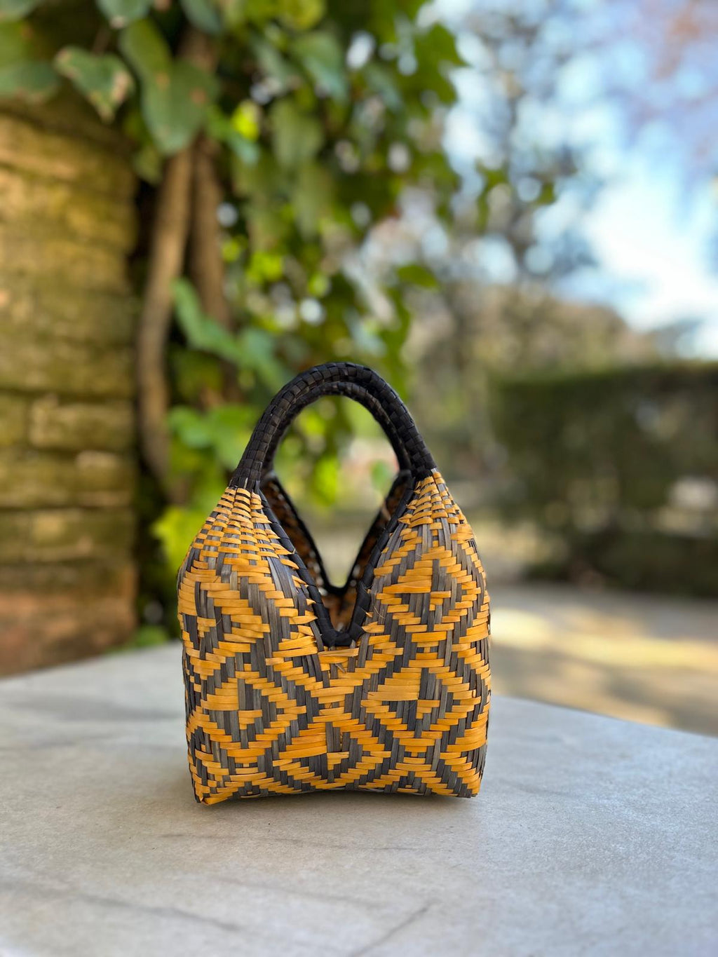 Bolso "Mini Brunita" gris verdoso