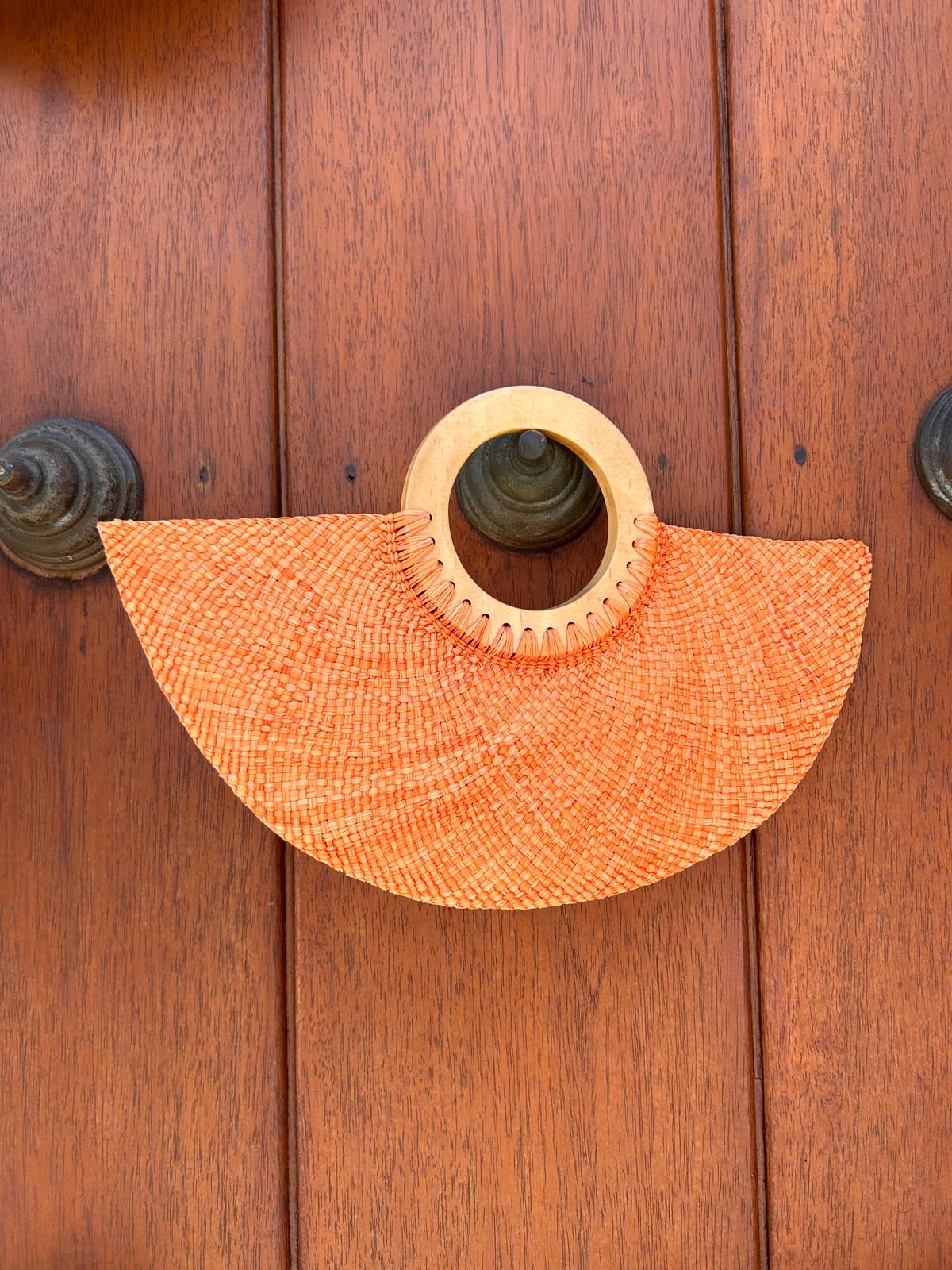 Abanico "Muiscas" naranja